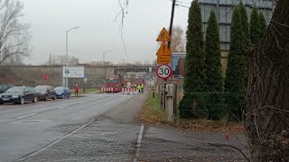 Katowice Zamknięty wiadukt nad ulicą Załęską [upl. by Ainniz42]