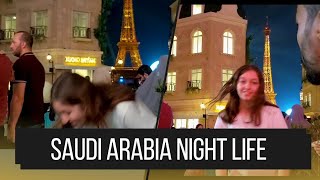 Saudi Arabia night life 🇸🇦Boulevard World in Riyadh saudiarabia nightlife [upl. by Gerkman425]