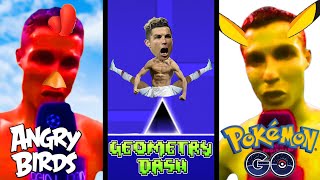 Cristiano Ronaldo Siuuu in different mobile games [upl. by Nirrak403]