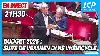 Budget 2025  suite de lexamen en séance publique à lAssemblée  08112024 [upl. by Ahsiuqet]