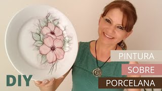 👉 Cómo pintar sobre Porcelana con Pinturas Acrílicas [upl. by Amalia]