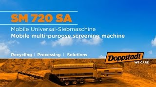 Doppstadt SM 720 SA Plus  Die neue mobile UniversalSiebmaschine [upl. by Kariotta]