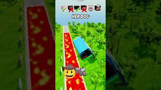 Help Me Get My Crush Attention In A Car Jump Challenge 🚗 🌋 shorts beamngdrive [upl. by Queston134]