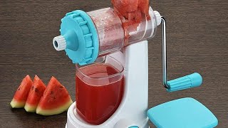 Ganesh Fruit amp Vegetable Steel Handle Juicer Blue [upl. by Rai]