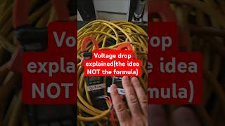 Voltage drop explained electrican elctrician diy [upl. by Ahseyi]