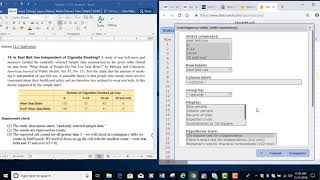 StatCrunch Section 112 StatCrunch Contingency Table ChiSquare Test [upl. by Allenrac364]