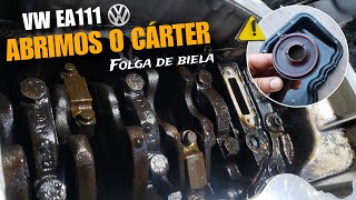 MOTOR VW EA111 Limpeza do pescador Folga de biela Óleo 10w40 Fox Gol Polo Spacefox Golf Saveiro [upl. by Mailliw341]