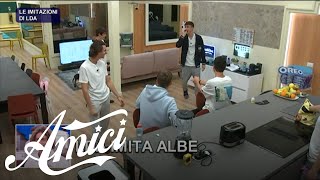 Amici 21  Le imitazioni di LDA [upl. by Ardnazxela]