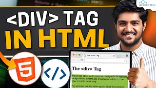 HTML DIV Tag Tutorial How to Use Position amp Style Div Elements Full Guide in Hindi  HTML amp CSS [upl. by Ybur354]