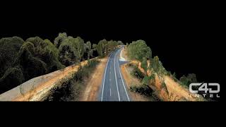 C4D Intel Highway UAV Photogrammetric Survey [upl. by Kcirdneh962]