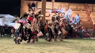 Crow Fair 2024 Exhibition of Jr men line dance [upl. by Ardekal859]