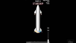 Starship lookalike to moon spaceflightsimulator space trending trendingshorts india spacex [upl. by Florencia75]