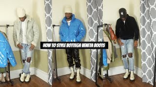 HOW TO STYLE BOTTEGA VENETA BOOTS  THEEBROZAY [upl. by Aneelak]