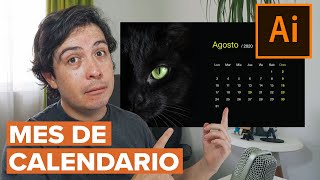 Cómo diseñar un calendario en Illustrator [upl. by Leunas896]