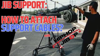 How to attach Cable Support to CamMate System Jib Arm  The Hip Hop Jib Op [upl. by Anytsyrk]