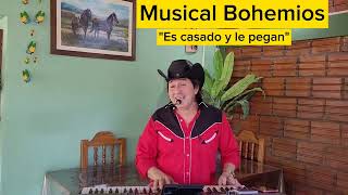 Músical Bohemios  es casado y le pegan cervecero corridos garupa posadas interior [upl. by Atnauqahs591]