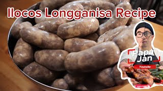 Ilocos Longganisa Racipe  Authentic Ilocos Longganisa  asmr food mukbang [upl. by Esekram865]