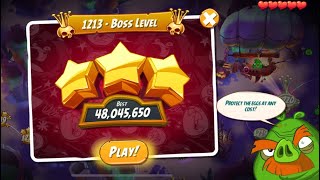 Angry Birds 2 Level 1213  Gameplay Walkthrougth Level 1213 Beat Foreman Pig ab2level1213 [upl. by Ruhnke]