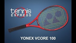 YONEX VCore 100 Tennis Racquet Review  Tennis Express [upl. by Peterman]