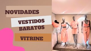 Mostrei a vitrine e vestidos baratex listadefornecedoresderoupas atacado [upl. by Nalahs]