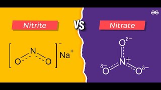 DIFFERENCE BETWEEN NITRITE AND NITRATE jhwconcepts711 [upl. by Viviana]