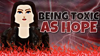 BEING VERY TOXIC AS HOPE THE VAMPIRE ORIGINS ROBLOX  TVO [upl. by Anada]