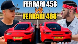 RENATO GARCIA VS CAIO ARAÚJO  FERRARI 458 VS FERRARI 488 [upl. by Inafetse225]