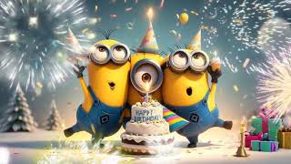 happy birthday song happy birthday minion song [upl. by Nettirb]