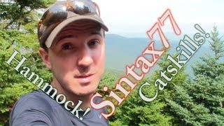 Hammock Camping the Catskill Mountains  New York Backpacking in Summer [upl. by Airtemak869]