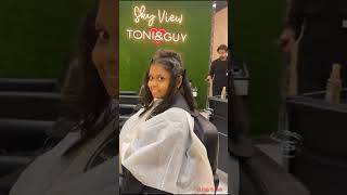 Had a Hair Cut New Hair style TONY AND GUY HAIR SALON ROCK WITH HRISHITA [upl. by Fredericka]