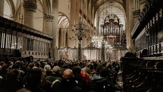 Grote Kerk Dordrecht Samenzang Psalm 84 vers 1  2 vers 2 bovenstem [upl. by Ries]