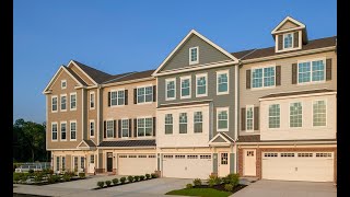 New Townhomes for Sale in Evesham NJ  Winding Brook by JPOrleans  Wyndham Townhome Floor Plan [upl. by Anyek]