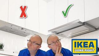 IKEA BuiltIn Vent Hood Heres My Favorite And How To Install It [upl. by Vinn]