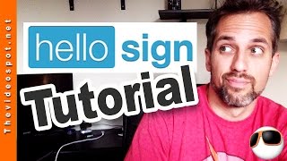 Hello Sign Review send a fax over the internet for free by Videospot [upl. by Dammahum287]