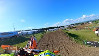 GoPro Antonio Cairoli FIM MXGP 2018 RD9 Great Britain Qualifying Moto [upl. by Alvan]