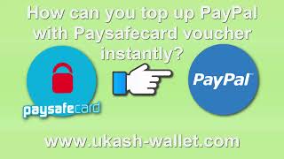 How To Add Money To PayPal With Paysafecard Voucher Top Up PayPal Via Paysafecard Code  MyPaysafe [upl. by Alleunamme559]