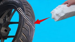 Why did Audi hide this from the world Tire repair without glue for the first time in the world [upl. by Noami407]