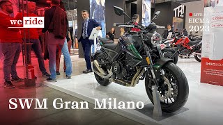 SWM Gran Milano 2024  LIVE da EICMA 2023 [upl. by Kathryne850]