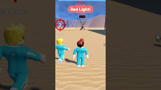 Red light green light squid game gameplay in roblox roblox shorts gaming youtube [upl. by Ellinej]