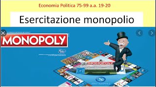 ET 4 Esercitazione monopolio [upl. by Desmund250]