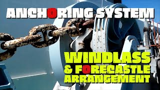 WINDLASS  ANCHORING SYSTEM  MARITIME ENGLISH [upl. by Nalro]