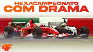 O DRAMÁTICO HEXA DE SCHUMI EM SUZUKA  Volta a Volta 113 Japão 2003  Primeira Fila [upl. by Ibrek]