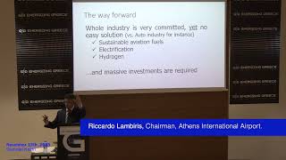 Riccardo Lambiris Chairman AIA  4th Energizing Greece  The Financial Summit [upl. by Aramoiz]