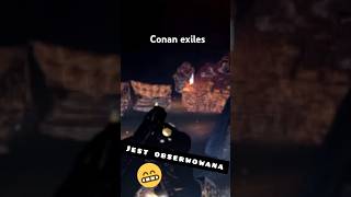 Conan exiles Obserwujemy ludzi z wysokich skałek [upl. by Anaujat156]