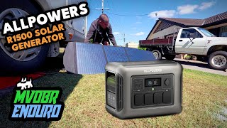 Best Value Full Featured Solar Power Station ALLPOWERS R1500 [upl. by Harbird]