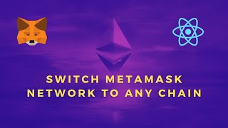 Switch MetaMask network to any chain 🛠 Reactjs [upl. by Husain943]