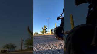 Mini bike wheelies in AZ [upl. by Ennasor]