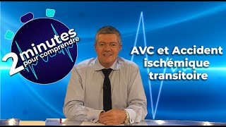 AVC et Accident Ischémique Transitoire  2 minutes pour comprendre [upl. by Ylra]