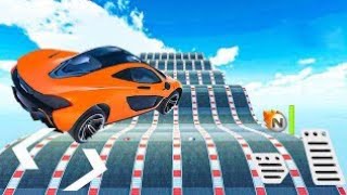 Down Ramp Car Bump Stunts  GTA 5 [upl. by Ociram]