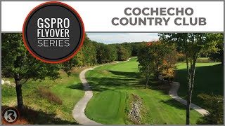 GSPro Course Flyover  Cochecho Country Club  Designed by runpuddrun [upl. by Mezoff819]